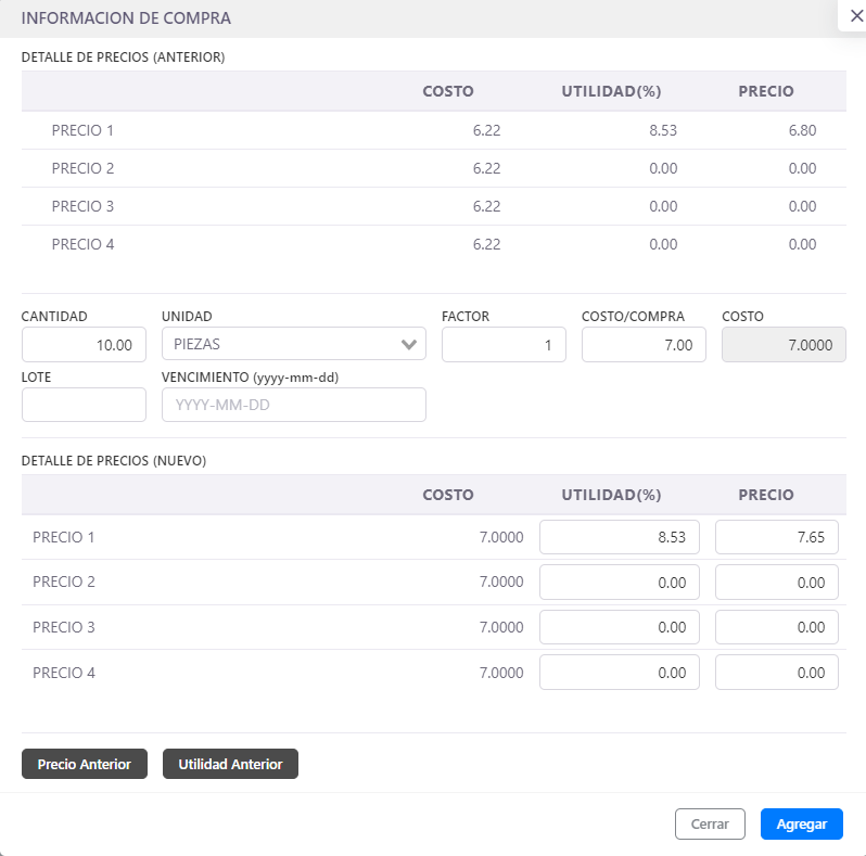 Imagen: compras - modal detalles del articulo